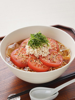鶏トマト冷やしぶっかけラーメン-レシピのメイン写真