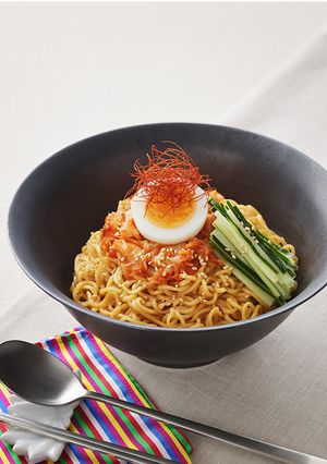 レンジで！サッポロ一番で旨辛ビビン麺-レシピのメイン写真