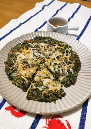 春菊のチヂミ〜チーズのせ-レシピのメイン写真