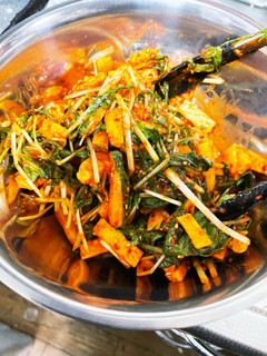 長芋と水菜のキムチ-レシピのメイン写真