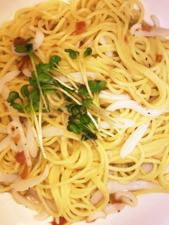 イカと梅干し昆布茶のサッパリパスタ-レシピのメイン写真