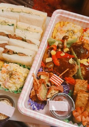 お弁当に◎冷めてもやわらかいハンバーグ-レシピのメイン写真