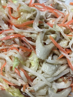 キャベツだけでも!野菜の麺つゆマヨ和え-レシピのメイン写真