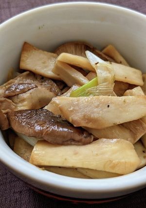 エリンギとねぎの粉山椒炒め-レシピのメイン写真