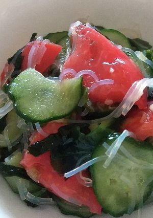 きゅうりとわかめの酢の物-レシピのメイン写真