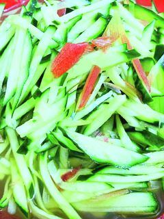 冷んやり!キュウリと茗荷の酢の物♡-レシピのメイン写真