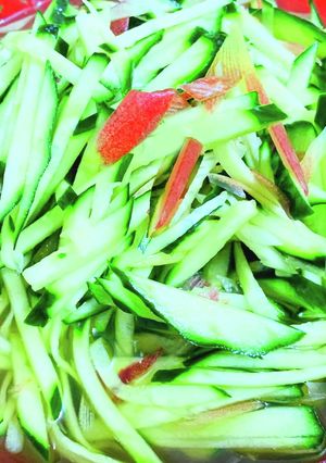 冷んやり！キュウリと茗荷の酢の物♡-レシピのメイン写真