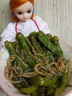 リカちゃん♡ししとうと小女子炊いたん-レシピのメイン写真