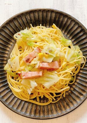 春キャベツたっぷりのアンチョビパスタ-レシピのメイン写真