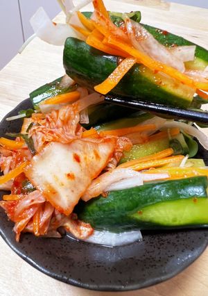 手作り☆焼肉屋さんのオイキムチ！！-レシピのメイン写真