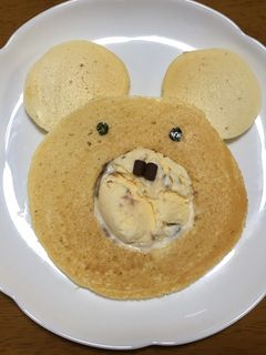 くまちゃんパンケーキ-レシピのメイン写真