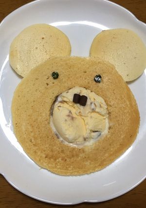 くまちゃんパンケーキ-レシピのメイン写真