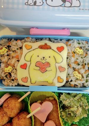 ポムポムプリン弁当~♪-レシピのメイン写真