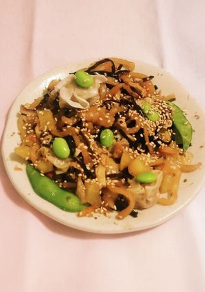 <ダブル大根>“ごま昆布煮&焼売&枝豆”-レシピのメイン写真