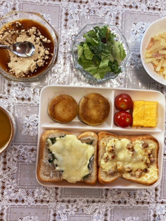 お家カフェ❁盛り付け案・トーストプレート-レシピのメイン写真