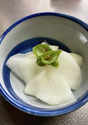 青唐辛子#大根の甘酢漬け-レシピのメイン写真