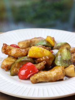 豚肉と夏野菜の黒酢酢豚-レシピのメイン写真
