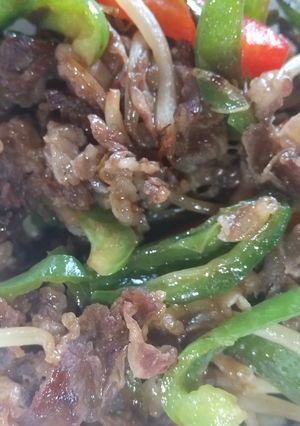 青椒牛肉絲（牛肉のチンジャオロース）-レシピのメイン写真