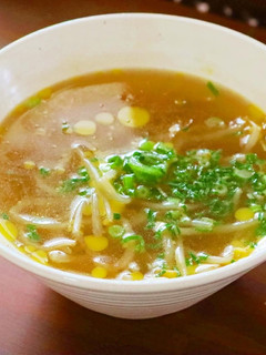 家計救済!もやしだけラーメン風スープ-レシピのメイン写真