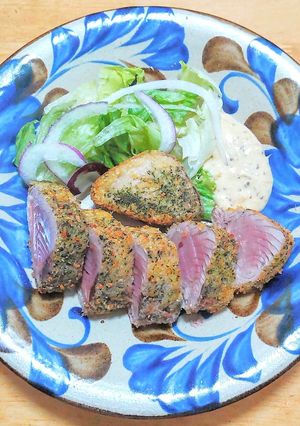 パセリ入りパン粉でカツオのフライ-レシピのメイン写真