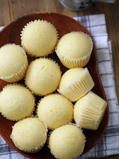 たまごとヨーグルト♡もちもち蒸しパン-レシピのメイン写真
