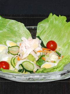 サラダチキンと野菜ミックス浅漬け風サラダ-レシピのメイン写真