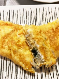 簡単3分!しらすと海苔のだし巻き卵-レシピのメイン写真