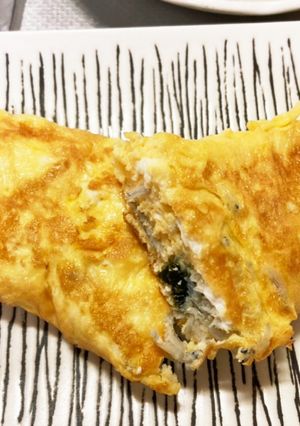 簡単3分!しらすと海苔のだし巻き卵-レシピのメイン写真