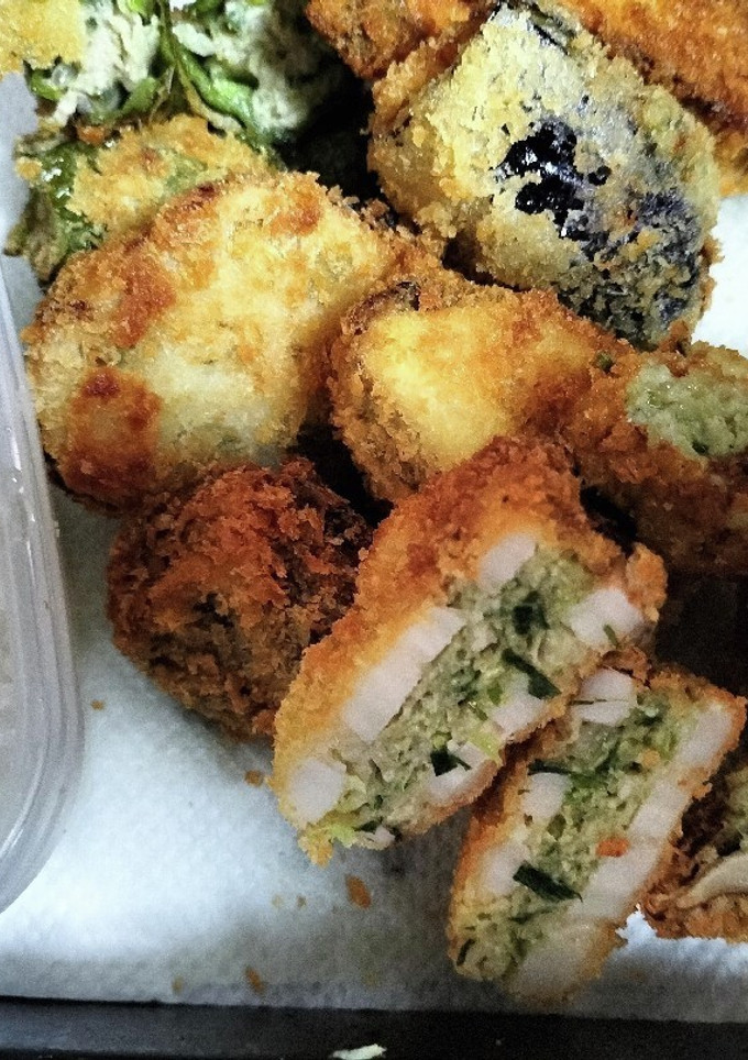厨房ばあばぁ!残り餃子あんを使って!-レシピのメイン写真