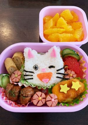 ノンタンキャラ弁☆幼稚園用☆2歳-レシピのメイン写真