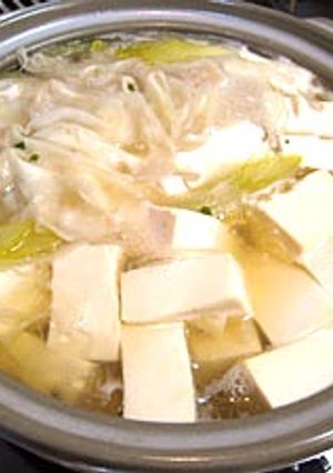 牛蒡が決め手!あったか鶏豆腐鍋♪-レシピのメイン写真