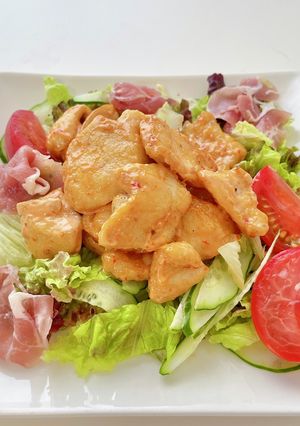 鶏胸肉が超絶柔らか！ピリ辛鶏チリマヨ-レシピのメイン写真