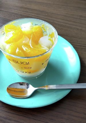 果物の缶詰でひんやりゼリー-レシピのメイン写真