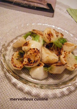 サイドメニューに、かぶ焼くだけ-レシピのメイン写真