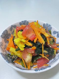 わさびと夏野菜のさっぱり和風マリネ-レシピのメイン写真