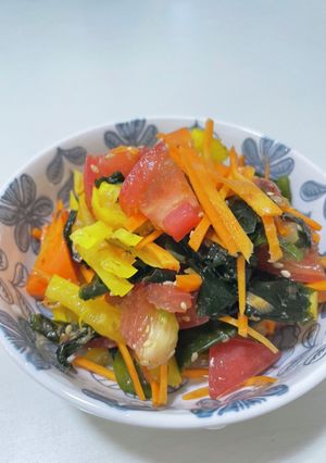 わさびと夏野菜のさっぱり和風マリネ-レシピのメイン写真
