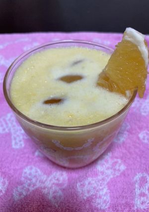 食物繊維たっぷり夏ミカンのスムージー-レシピのメイン写真