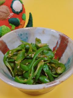 ピーマンの焼肉のタレ和え-レシピのメイン写真