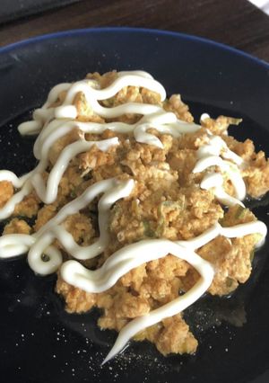 【貧乏飯】卵とポン酢とマヨ-レシピのメイン写真