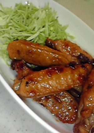 ☆手羽中のにんにく醤油☆-レシピのメイン写真
