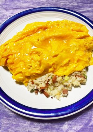 トロっと半熟オムレツチャーハン-レシピのメイン写真