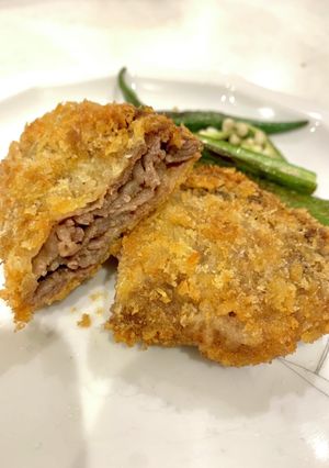 牛肉薄切りでビーフカツ-レシピのメイン写真
