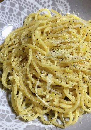 長ねぎと粉チーズのオイルパスタ-レシピのメイン写真