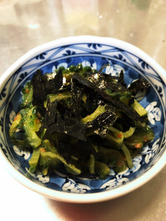 ゴーヤの梅肉蜂蜜和え-レシピのメイン写真