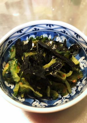 ゴーヤの梅肉蜂蜜和え-レシピのメイン写真