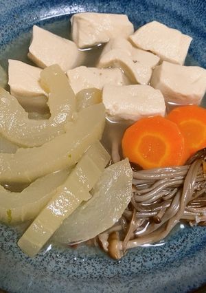♡ひんやり美味しい高野豆腐と青瓜の煮物♡-レシピのメイン写真