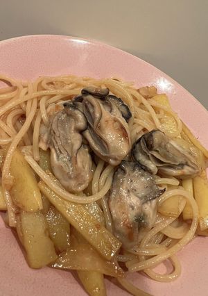 牡蠣とじゃがいものガーリックバター醤油-レシピのメイン写真