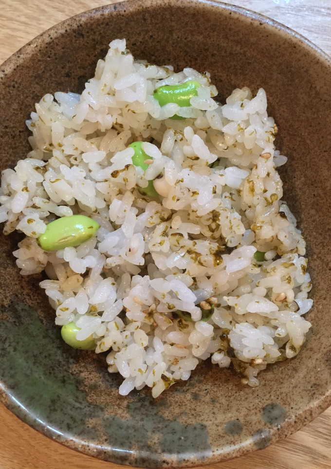 海苔の佃煮と枝豆のまぜごはん-レシピのメイン写真
