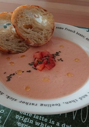 トマトとお豆腐のポタージュスープ-レシピのメイン写真