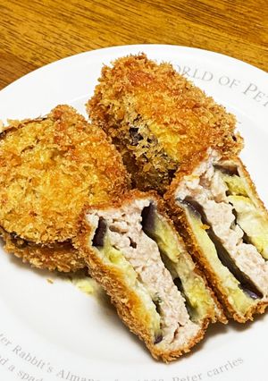 なすと鶏ひき肉のフライ-レシピのメイン写真